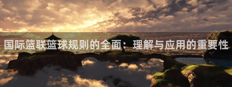 国际篮联篮球规则的全面：理解与应用的重要性