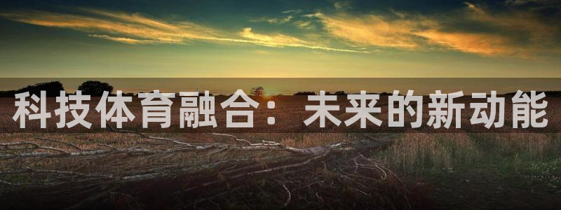 科技体育融合：未来的新动能